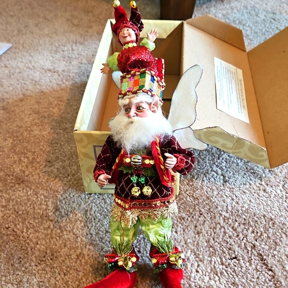 Christmas Present Fairy Figurine Mark Roberts - Picture 2 of 6